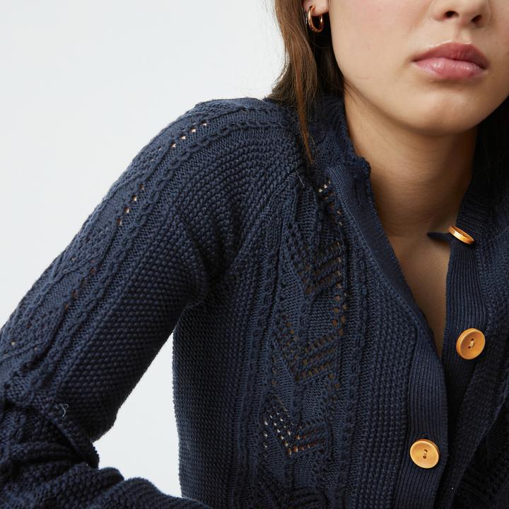 Actual product image La Redoute Collections Cardigan in pointelle knit (XS)