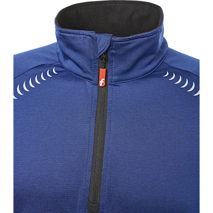 Produktbild Magni Tech-Fleecepullover kornblau/schwarz meliert Gr. S Fortis Elements (S)