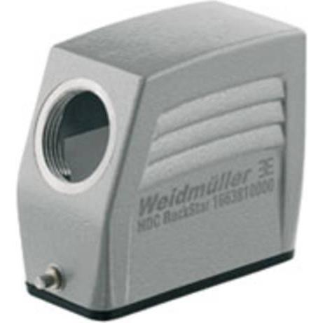 Weidmüller Alloggiamento del gommino Staffa longitudinale Alu IP66 1967660000, Cavo + Spina elettrica, Grigio