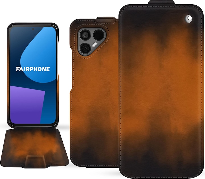 Actual product image Noreve Vertical leather shell (OnePlus 5)