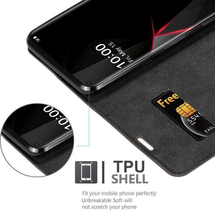 Productafbeelding Cadorabo Boek Onzichtbare Magneethoes (LG Fluweel)