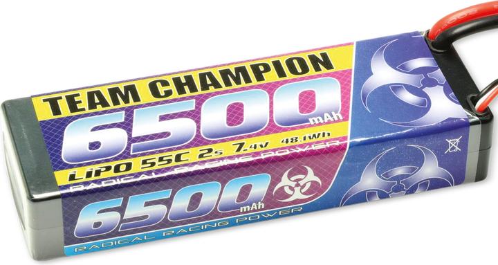 Actual product image Pichler Lipo Pack Team Champion 6500 mAh 7.4V 55C (Deans T) (7.40 V, 6500 mAh)