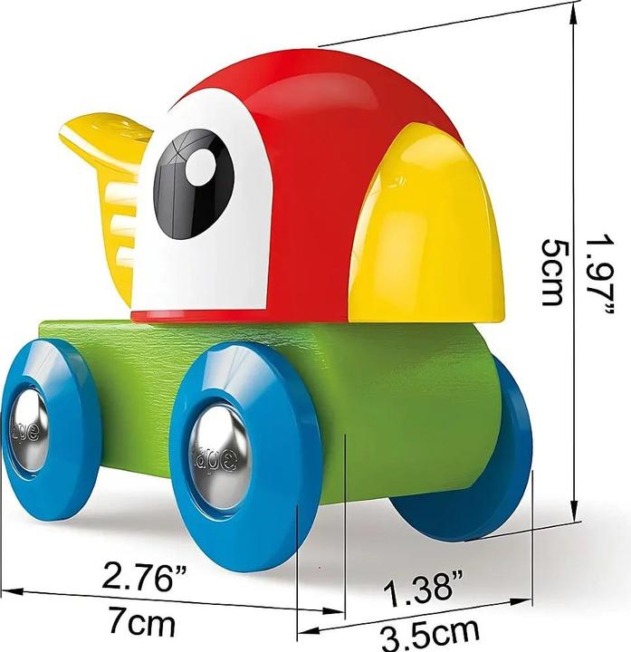 Produktbild Hape Lokomotive Pfeiffender Papagei