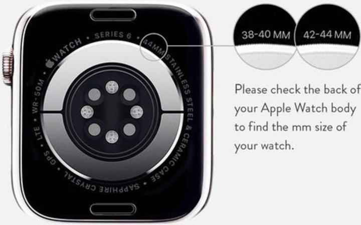 Actual product image Burga Apple Watch Band Metal Mesh Gold 38mm / 40mm / 41mm (Milanaise RVS vlechtwerk)