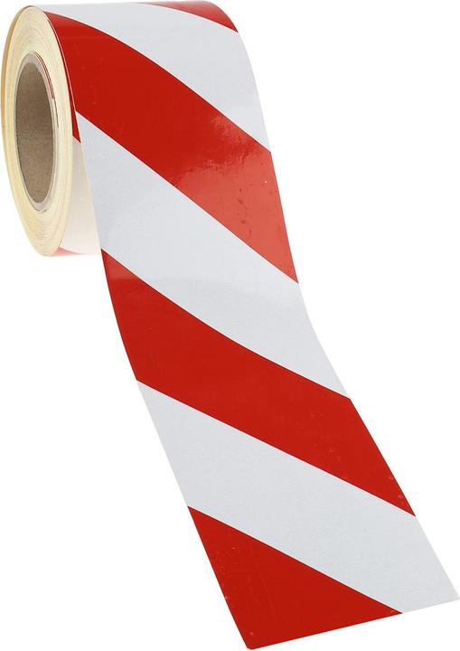 Produktbild RS PRO Markierungsband Rot/weiß (100 mm)