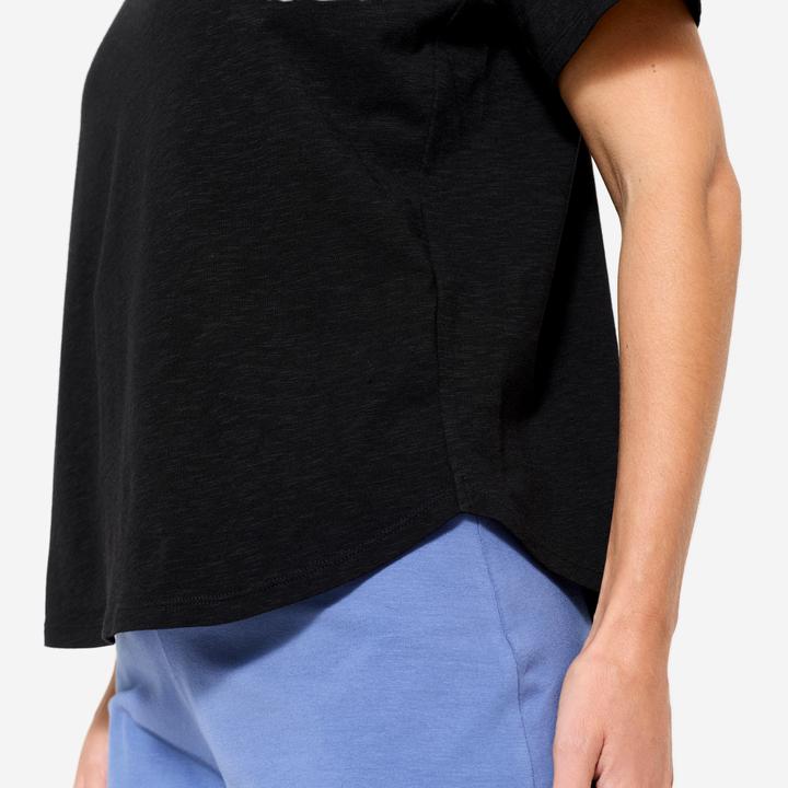 Produktbild Kimjaly T-Shirt Yoga Damen - schwarz (XL)