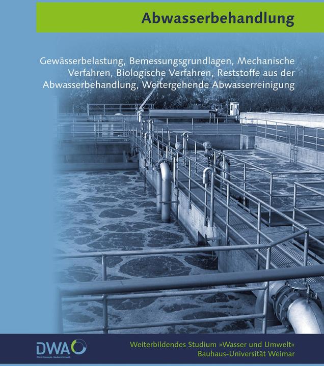 Produktbild Abwasserbehandlung (Deutsch, Weiterbildendes Studium Wasser und Umwelt, 2017)