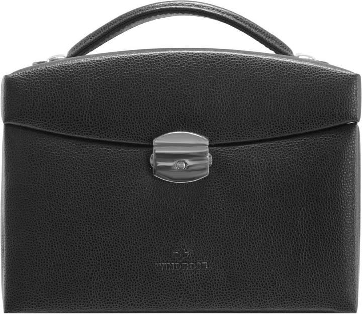 Actual product image Windrose Beluga jewellery case 21.5 cm leather