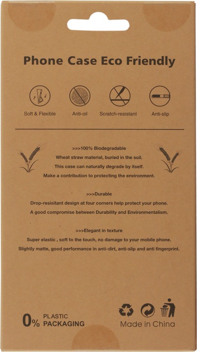 Produktbild Bioka Hülle Biologisch Abbaubar Eco-Friendly Kompostierbar Türkis (Apple iPhone 12 Pro Max)
