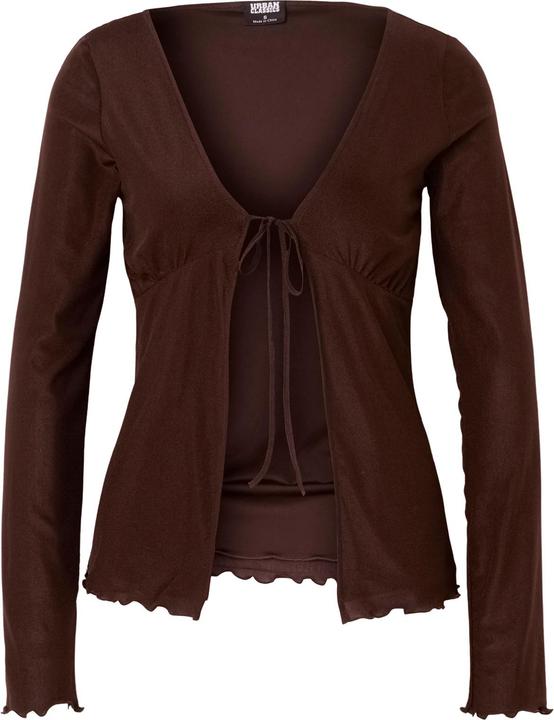 Produktbild Urban Classics Ladies Mesh Cardigan brown S (S)