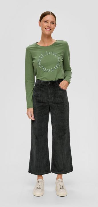 Produktbild s.Oliver T-Shirt Longsleeve mit Statement-Print (40)