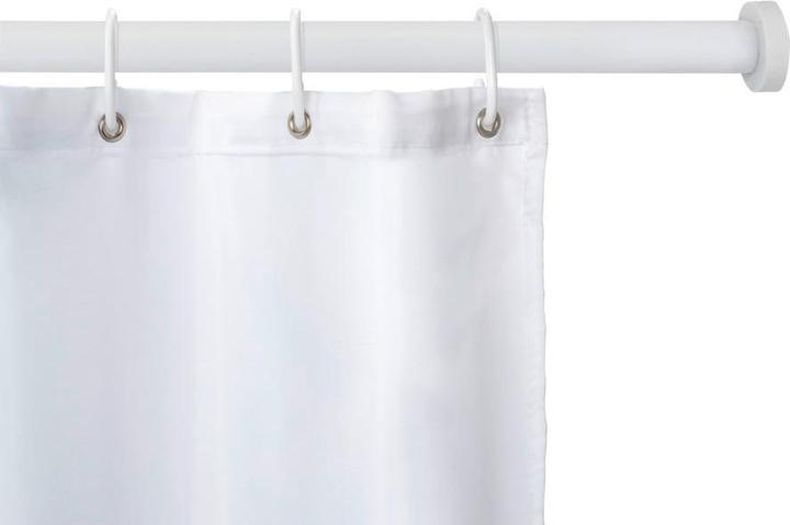 Actual product image Wenko Luz metal telescopic shower curtain rail