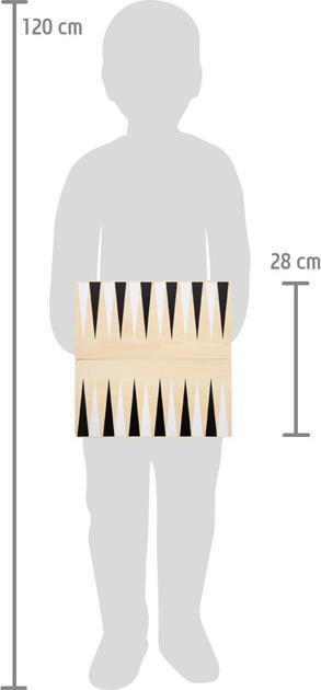 Produktbild small foot Schach und Backgammon Gold Edition