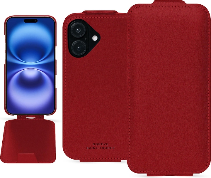 Actual product image Noreve Vertical leather shell (Apple iPhone 16)