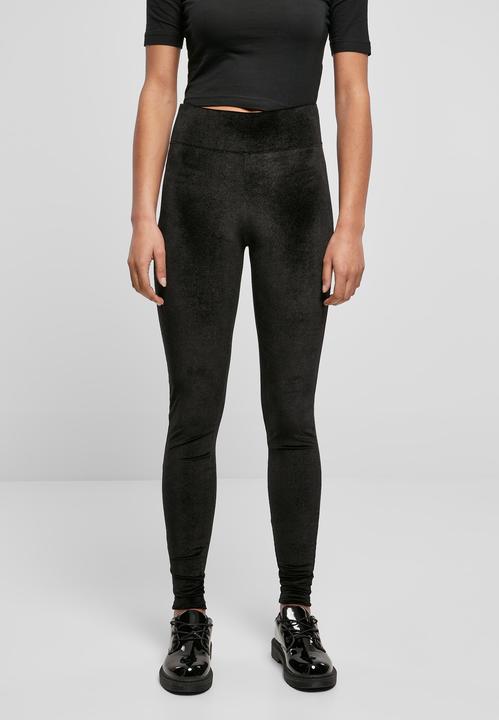Image du produit Urban Classics Leggings femme taille haute en velours (XS)