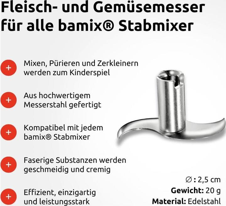 Image du produit Bamix couteau à viande