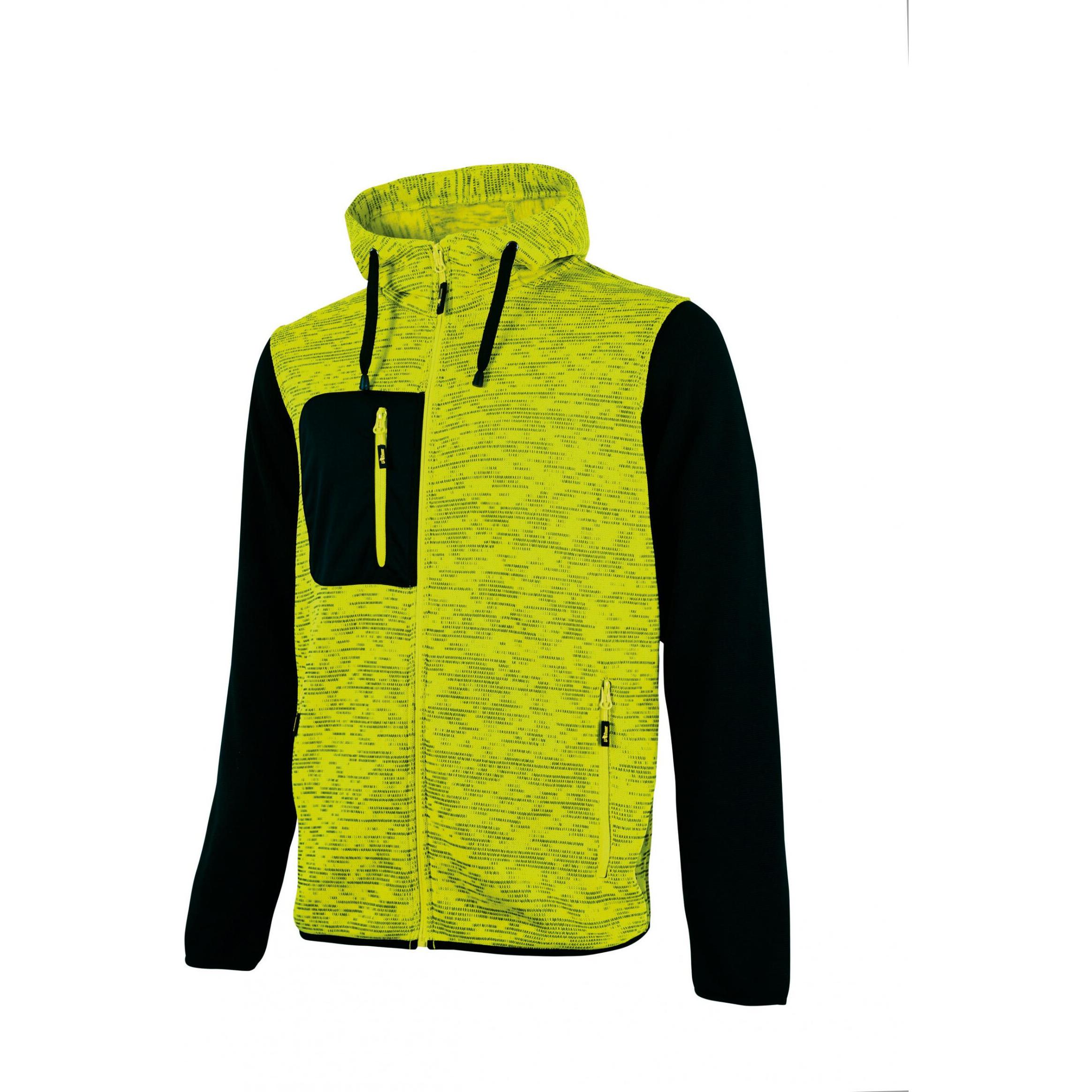 U-Power, Herren, Pullover, Rainbow, Gelb, (4XL)