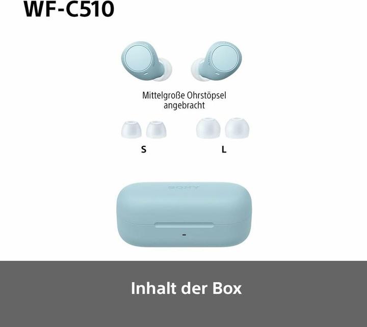 Produktbild Sony WF-C510 (Keine Geräuschunterdrückung, 11 h, Kabellos)