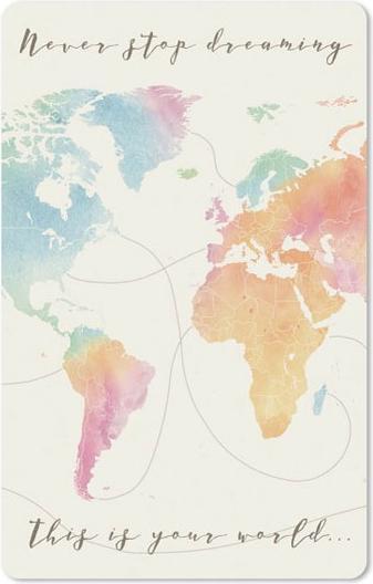 Image du produit Chic.Mic Carte postale Luna Card Carte du monde