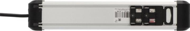Produktbild Brennenstuhl 1391030800 Steckdosenleiste mit Schalter Silber-Schwarz Schutzkontakt 1 St. (8 x, CEE 7/3, 3 m)
