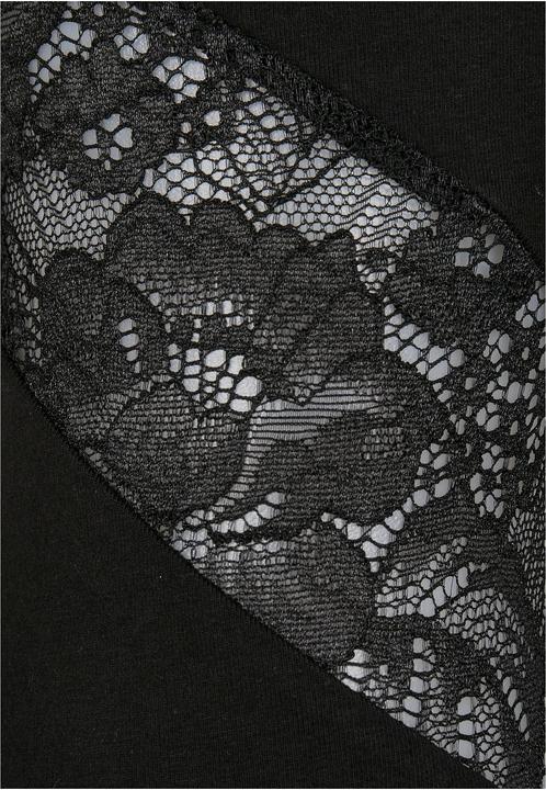 Image du produit Urban Classics Leggings taille haute avec empiècement en dentelle pour femmes (L)