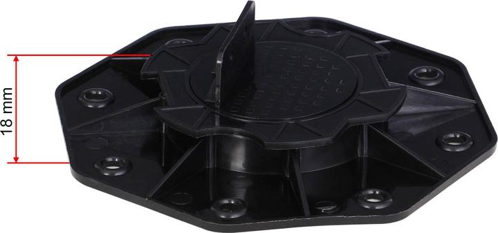 XPOtool Set di 30 piedini di supporto angolari con portata di 2700 kg Regolabili in altezza 18-25 mm (30 x)