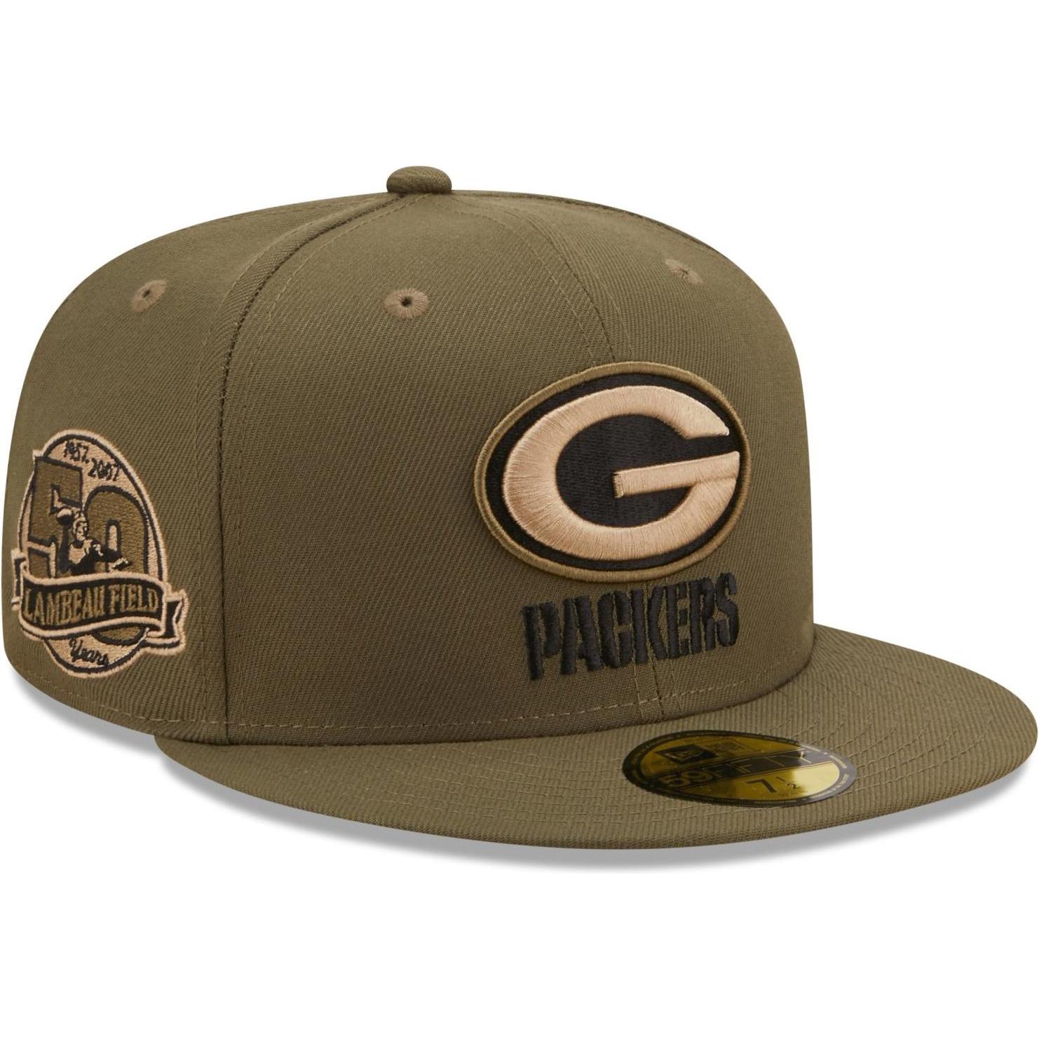 New Era, Herren, Cap, 59Fifty NFL Throwback Superbowl Probowl, Grün, (7 1/8)