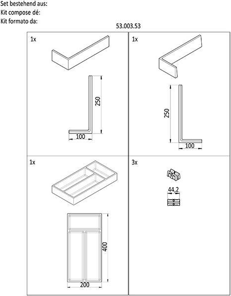 Image du produit Ninka Range-couverts Connect Universal