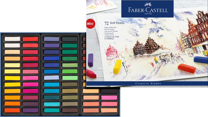 Immagine prodotto Faber-Castell Soft Pastelli Mini (Multicolore, 72 x)