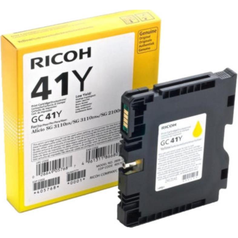 Thumbnail - RICOH, Druckerpatrone, Gc 41 (Y)