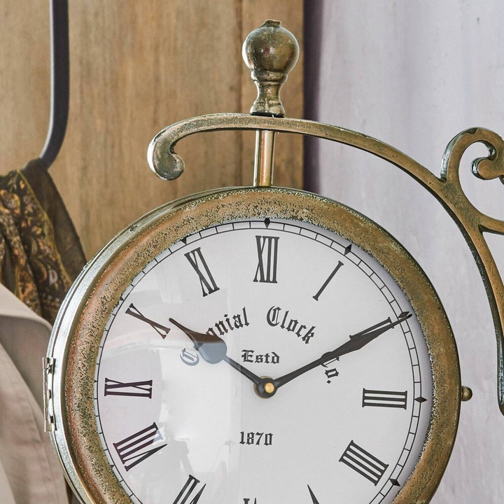 Produktbild Loberon Wanduhr West Wareham antikmessing (20 cm)