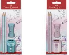 Produktbild Faber-Castell Schreibset 4-tlg. Sparkle rose metallic (2 mm, B, 4 x)