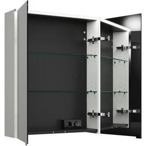 Thumbnail - burgbad, Spiegelschrank, Eqio Spiegelschrank mit horizontaler LED-Beleuchtung, 2 Türen, 650x800mm