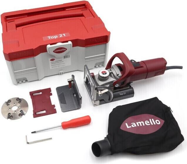 Lamello Top 21 Nutfräsmaschine, Stecker Typ F Schuko, im Systainer3 M mit WS-Fräser