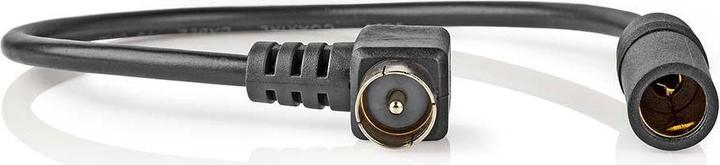 Produktbild Nedis Auto-Antennenkabel IEC (Coax) Stecker Auto-Antennenbuchse Vernickelt 0.30 m rund PVC Schwarz P (Antennenkabel)