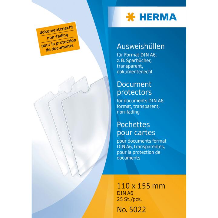 Actual product image HERMA ID card holders (A6, 25 x)