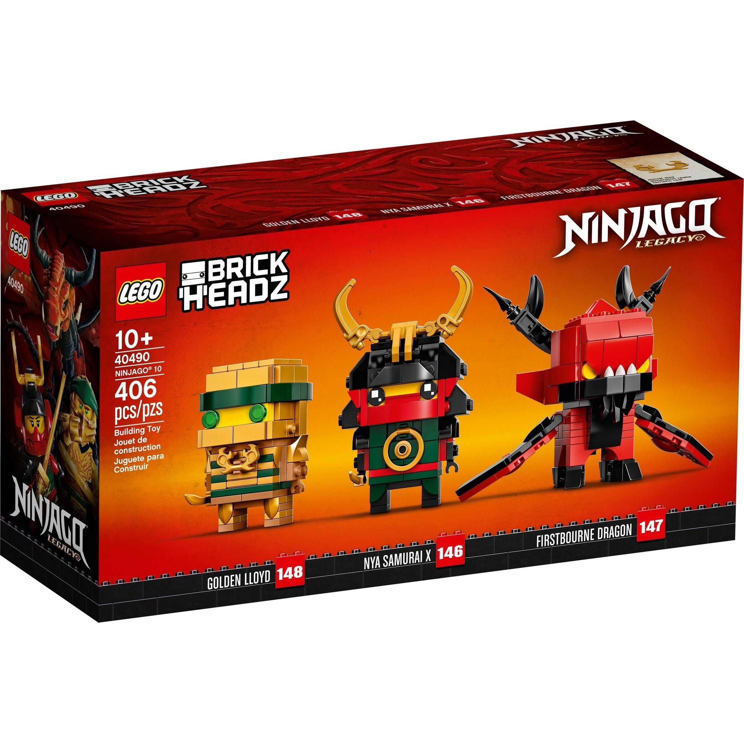 LEGO BrickHeadz NINJAGO 10 40490 (40490, LEGO Brickheadz)