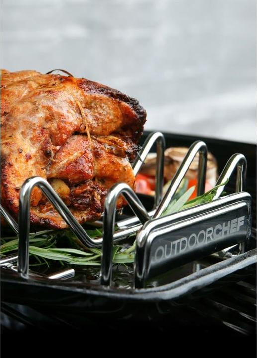 Actual product image Outdoorchef Universal-Rack als Rippchen Halter und Bratenkorb