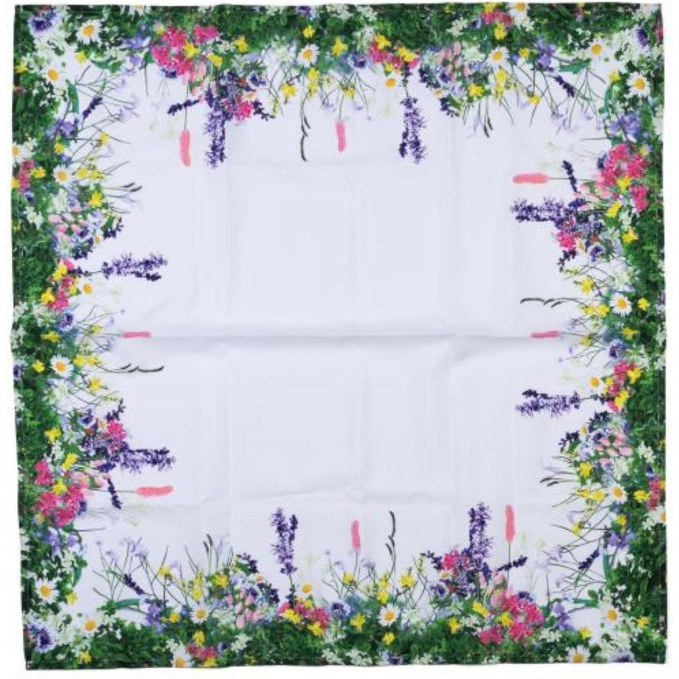 HTI-Living, Tischdecke, Mitteldecke ca. 85 x 85 cm Wiesenblumen (85 x 85 cm)