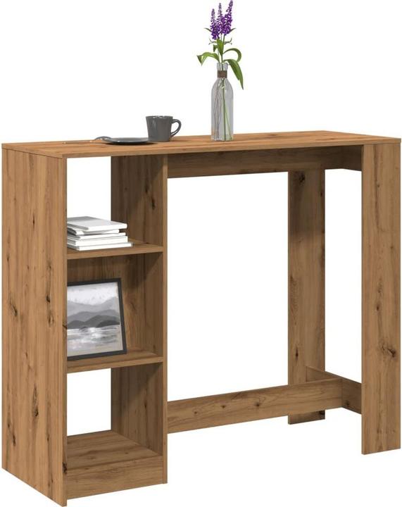 Produktbild vidaXL Bartisch mit Regal