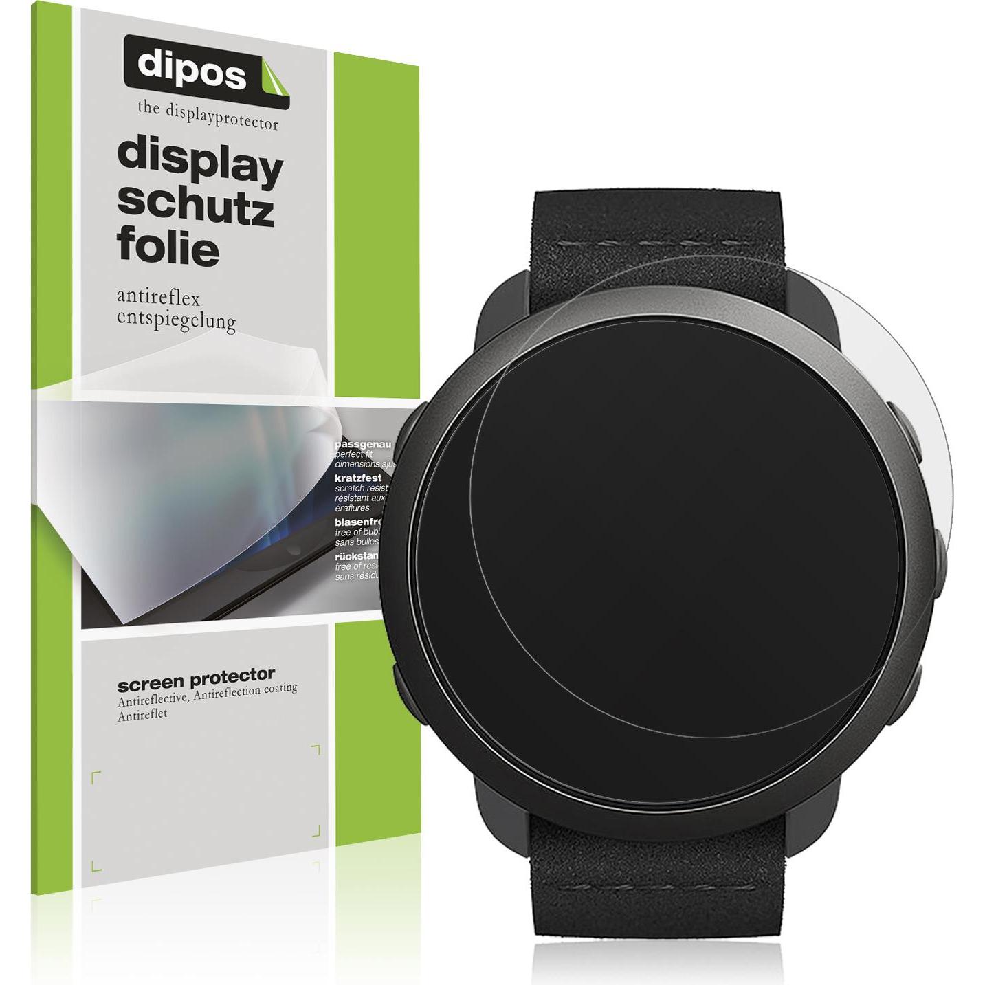 Dipos Displayschutzfolie Antireflex, Smartwatch Schutzfolie, Transparent