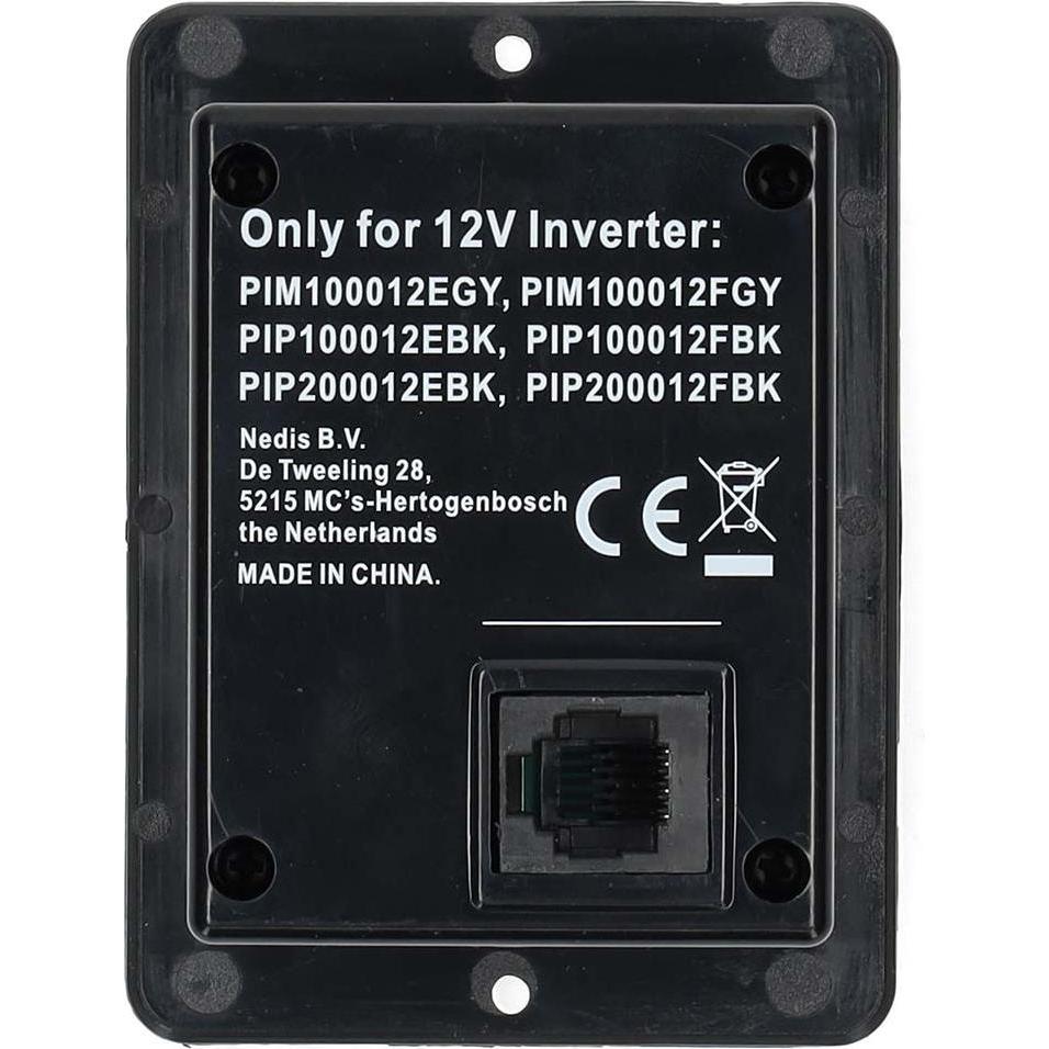 Thumbnail - Nedis, Spannungswandler, Power Inverter-Fernbedienung - 6.00 m - RJ12 - Schwarz