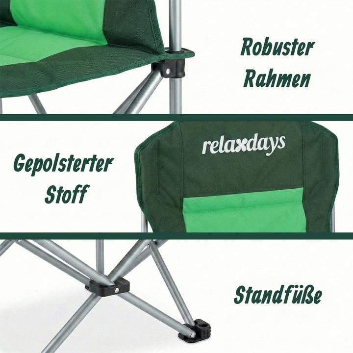 Actual product image Relaxdays camp chair