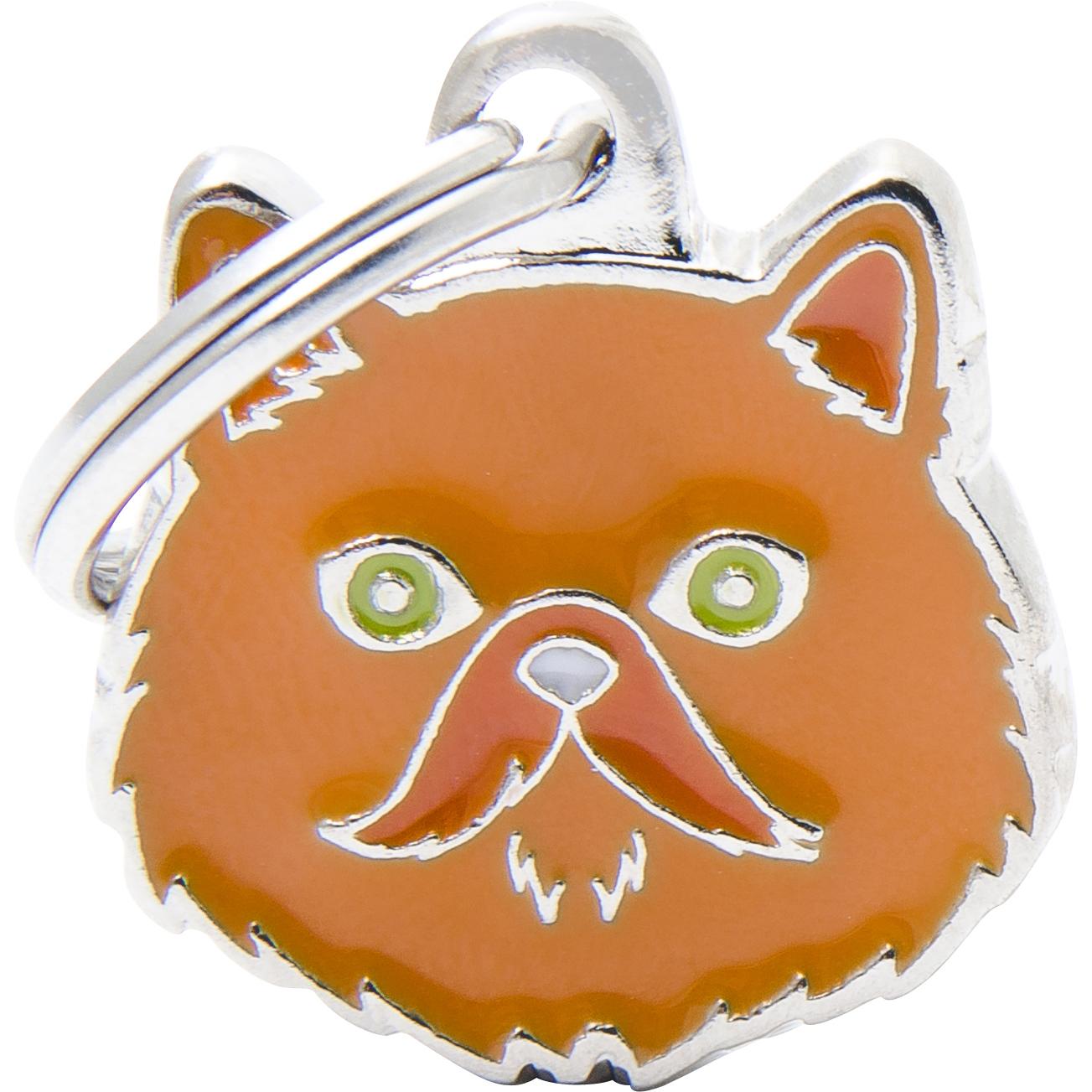 Myfamily MyFa tegn amici, persiani, rød (Gatto), Collare + Guinzaglio