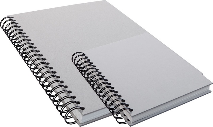 Actual product image Sigel Spiral drawing paper book (A4, Plain, Hardcover)