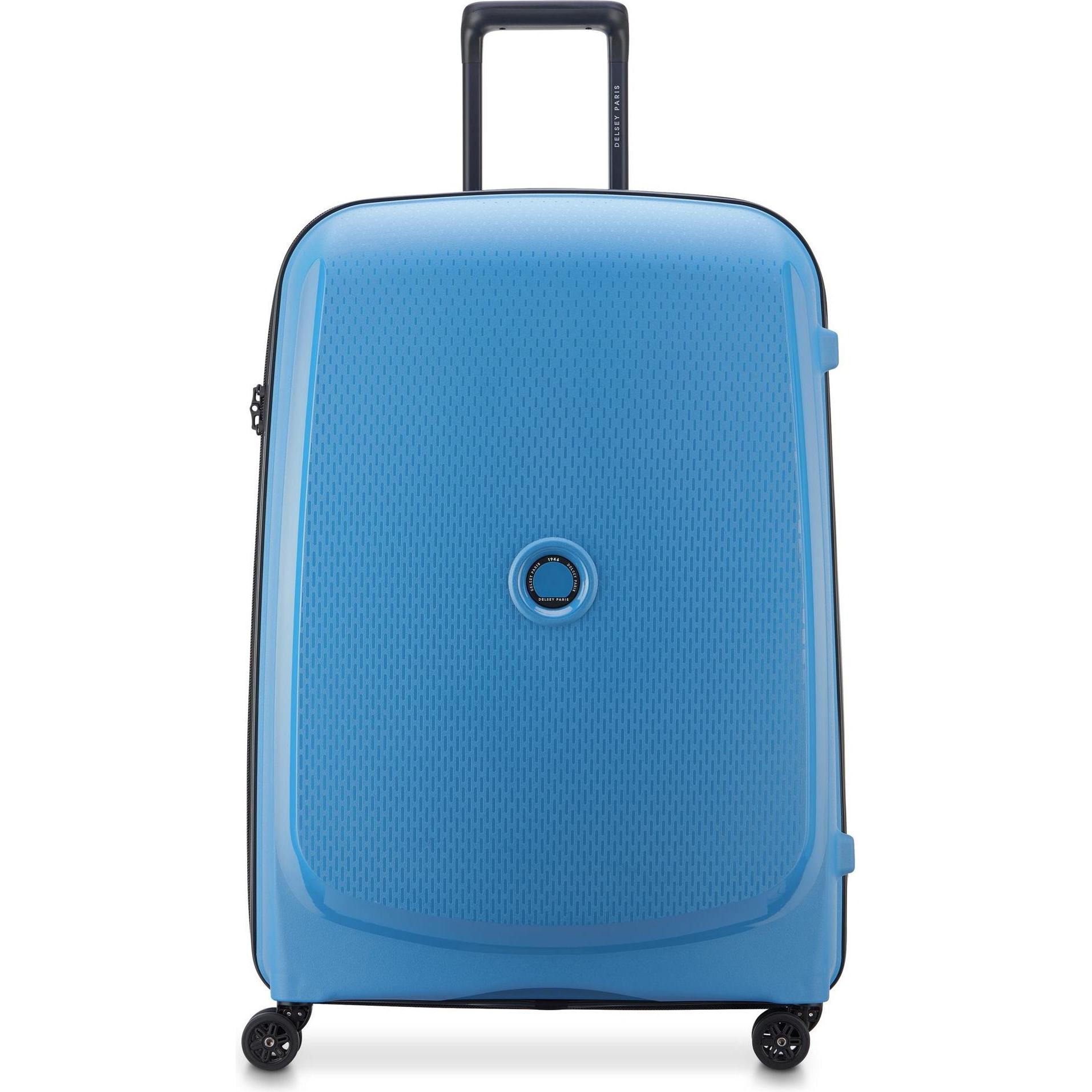 Delsey Blu Valigia, Carrello Belmont Plus A 4 Ruote Da 76 Cm, (102 L)