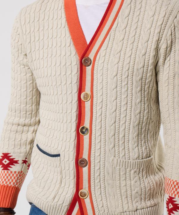 Produktbild Joe Browns V Neck Cable Knit Mix Cardigan (M)