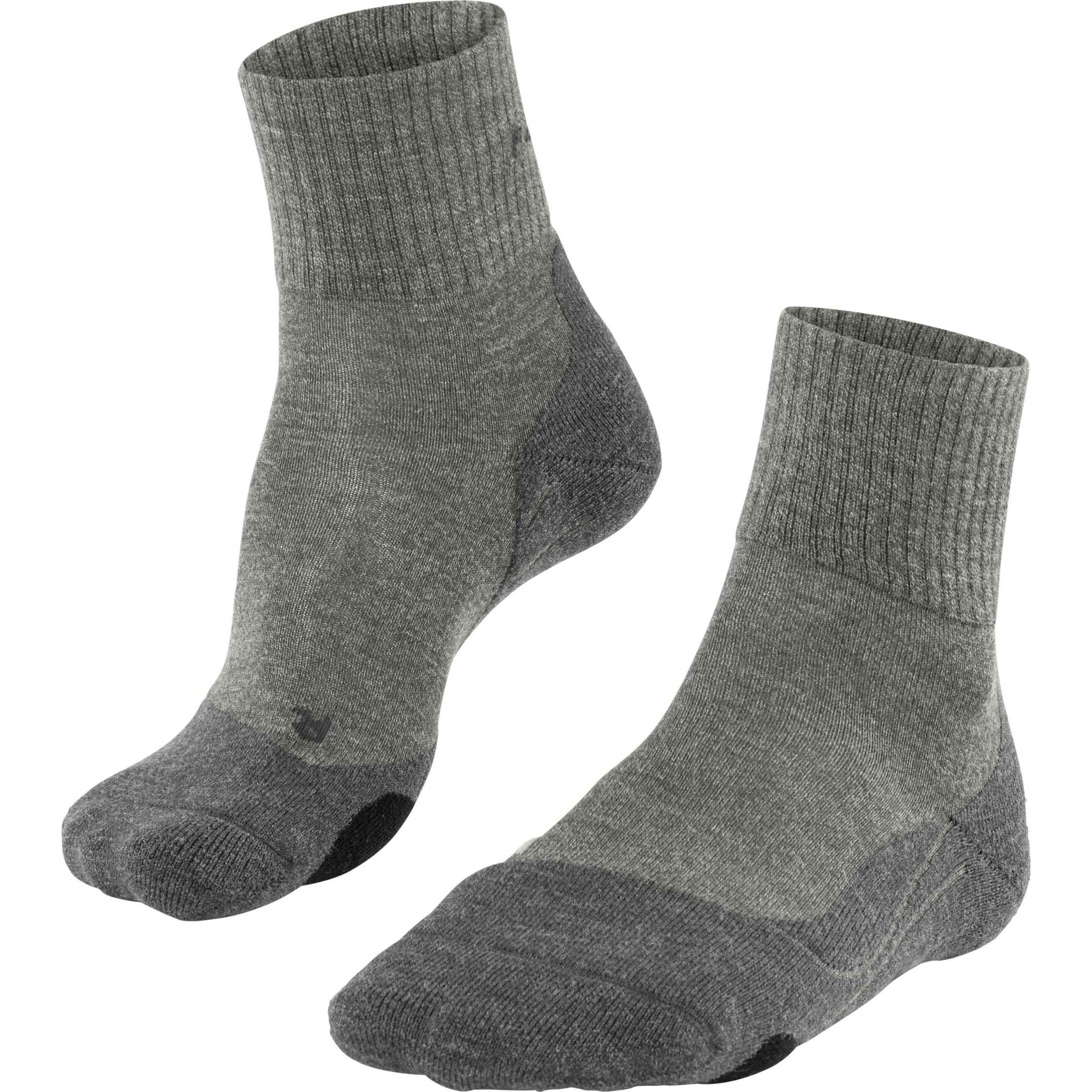 Falke, Herren, Sportsocken, TK2 Wool Short (46 - 48), Grau