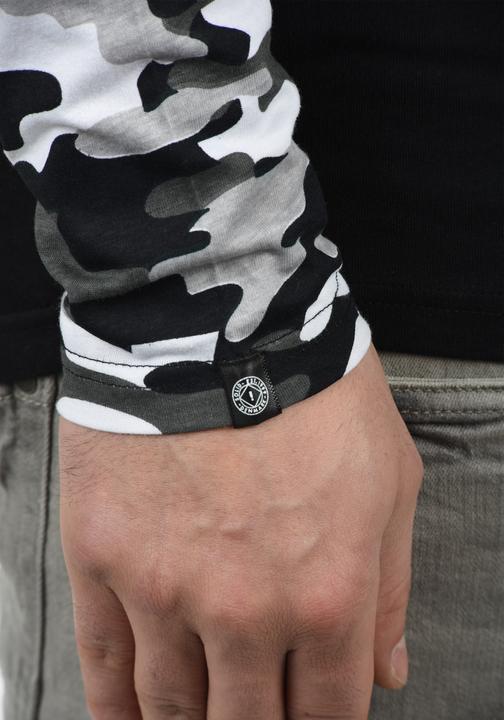 Immagine prodotto Solid Cajus Maglietta A Manica Lunga Top Camouflage Da Uomo Con Girocollo Con Stampa In Cotone 100% (L)