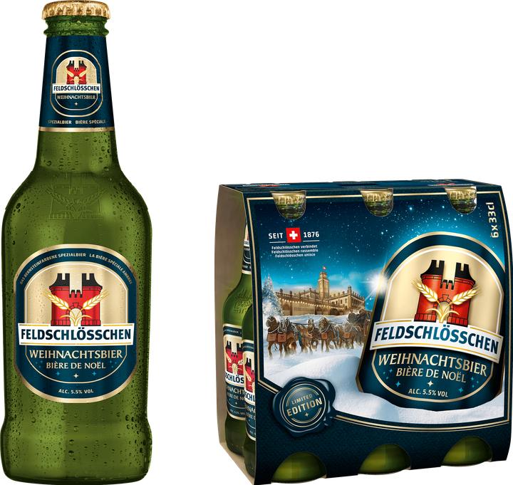 Actual product image Feldschlösschen Christmas Beer Märzen Beer (6 x 33 cl)
